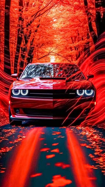 Dodge Challenger SRT iPhone Wallpaper HD