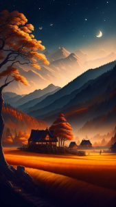 Farm House iPhone Wallpaper HD