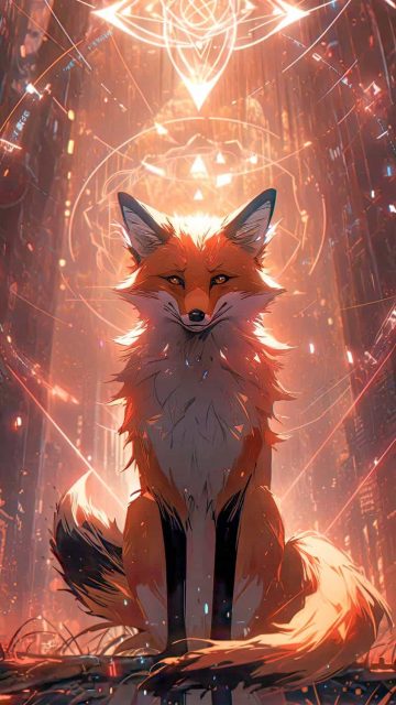 Fox God iPhone Wallpaper HD