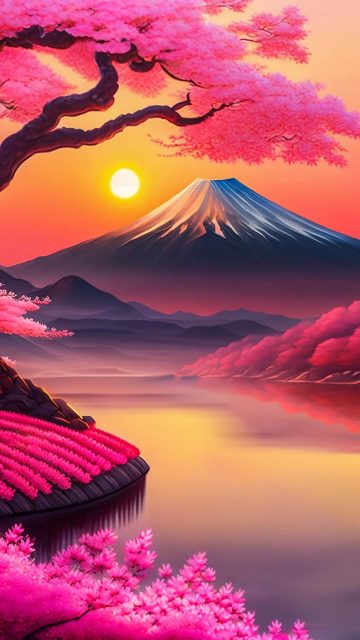 Fuji Mountain iPhone Wallpaper HD