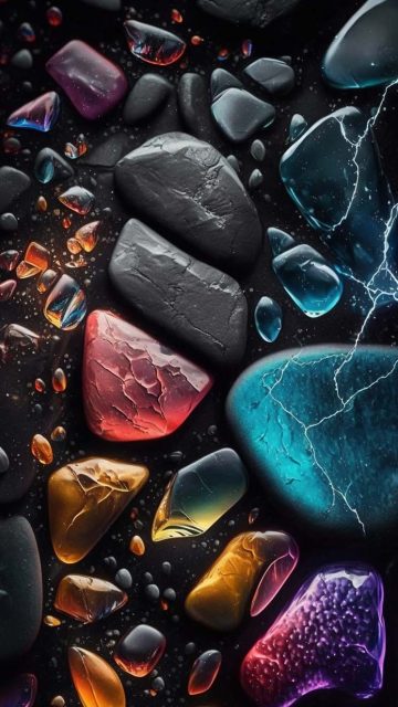Gemstones iPhone Wallpaper HD