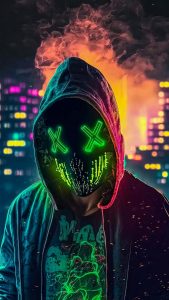 Hoodie Mask iPhone Wallpaper HD