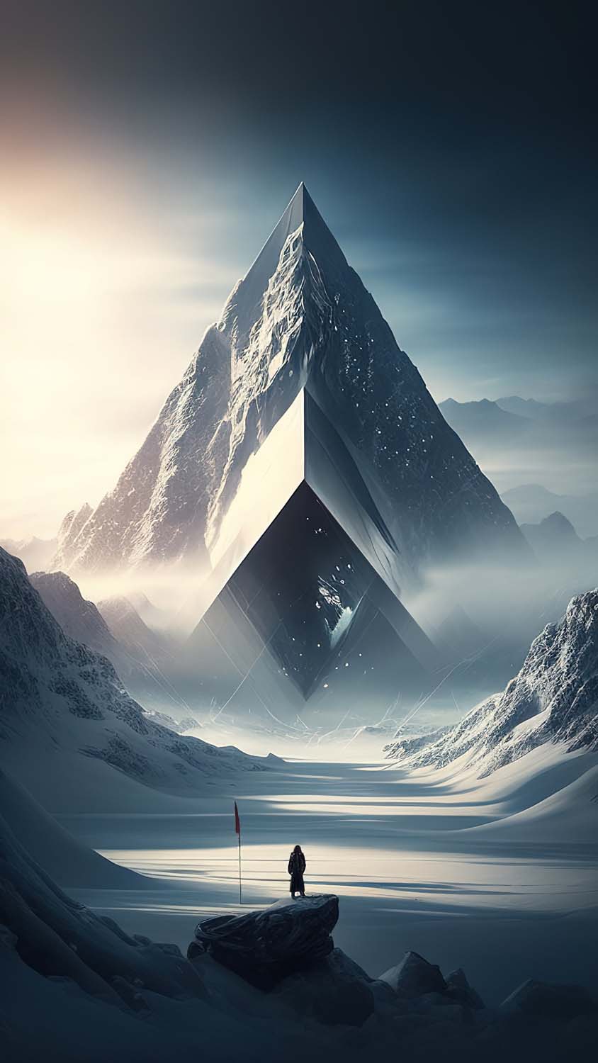 Ice Pyramid iPhone Wallpaper HD