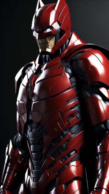 Iron Man Bat Suit iPhone Wallpaper HD