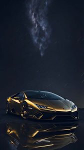 Lambo Gold iPhone Wallpaper HD
