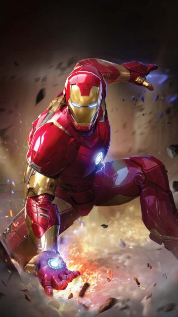Marvel Duel Iron Man iPhone Wallpaper HD