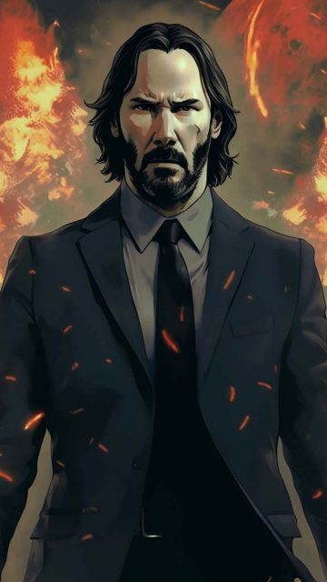 Mr Wick iPhone Wallpaper HD