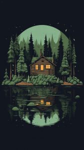 Nature House iPhone Wallpaper HD