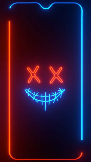 Neon Face Wallpaper