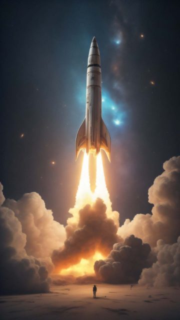 Rocket Launch iPhone Wallpaper HD
