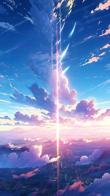 Sky Lightning iPhone Wallpaper HD