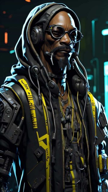 Snoop Dogg Cyberpunk iPhone Wallpaper HD