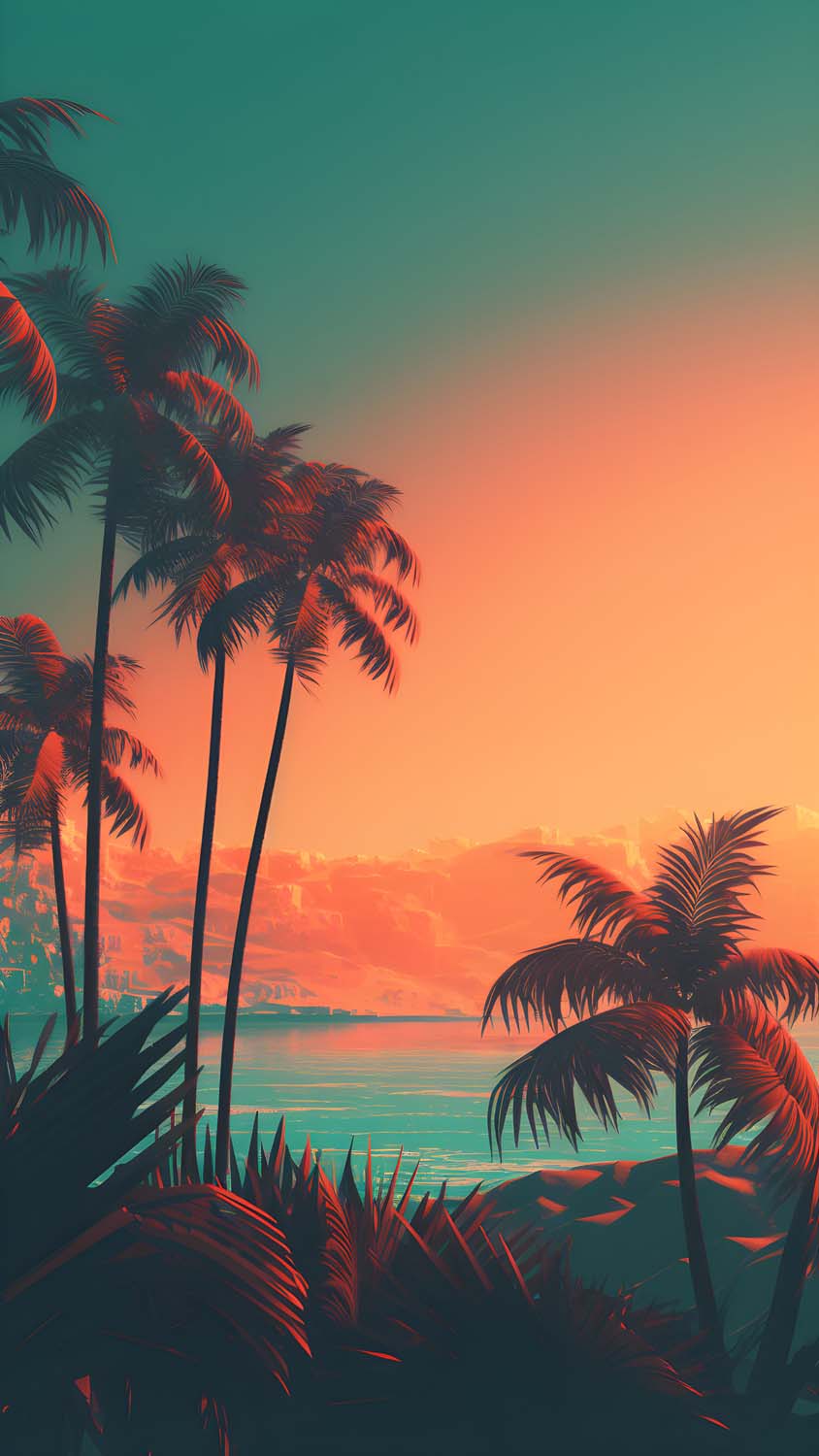 Download iPhone 7 Beach And Palm Trees Wallpaper  Wallpaperscom