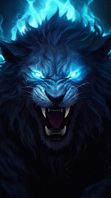 Super Predator Lion iPhone Wallpaper HD