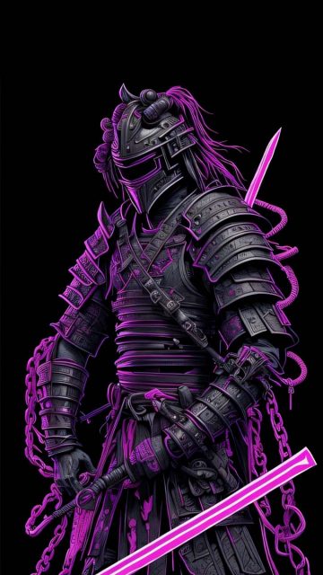 The Dark Warrior iPhone Wallpaper HD