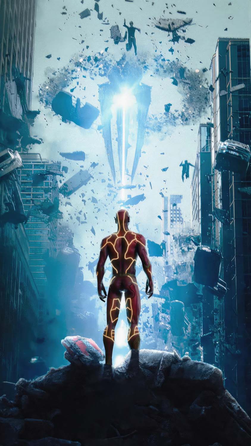 The Flash Movie Fanart iPhone Wallpaper HD