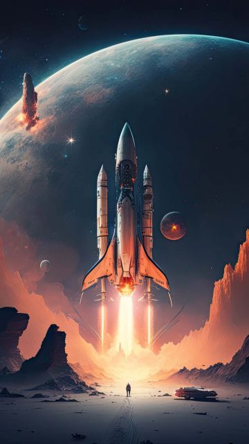 The Launch iPhone Wallpaper HD