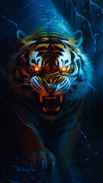 Tiger Predator iPhone Wallpaper HD