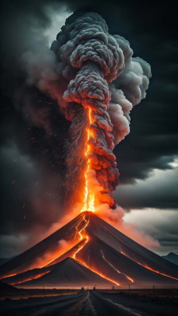 Volcano Lava iPhone Wallpaper HD