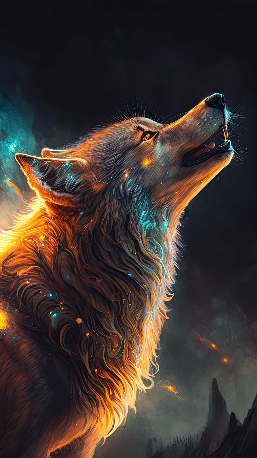 Wolf Howling iPhone Wallpaper HD  iPhone Wallpapers  iPhone Wallpapers