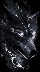 Wolf of Darkness iPhone Wallpaper HD