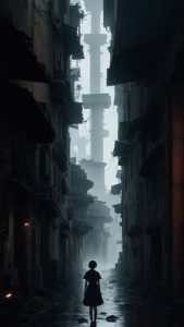 Alone in Futuristic World iPhone Wallpaper 4K Alone in Futuristic World iPhone Wallpaper 4K