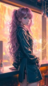 Anime Girl Pose iPhone Wallpaper 4K Anime Girl Pose iPhone Wallpaper 4K