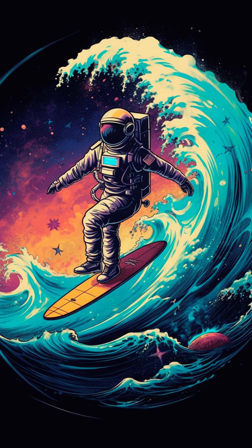 Astronaut in Fantasy Psychedelic Scenery Free Stock Photo  picjumbo