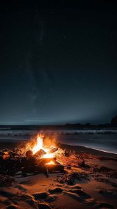 Beach Fire iPhone Wallpaper HD Beach Fire iPhone Wallpaper HD