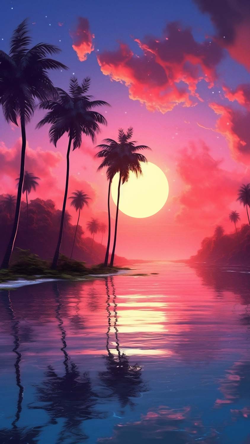 Beach Sunset iPhone Wallpaper HD