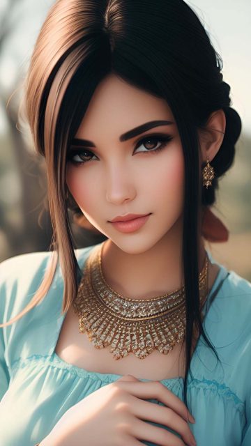 Beautiful Girl Jwellery iPhone Wallpaper 4K