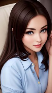 Beautiful Lady Brown Hairs iPhone Wallpaper HD