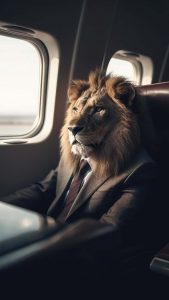 Business Lion iPhone Wallpaper HD