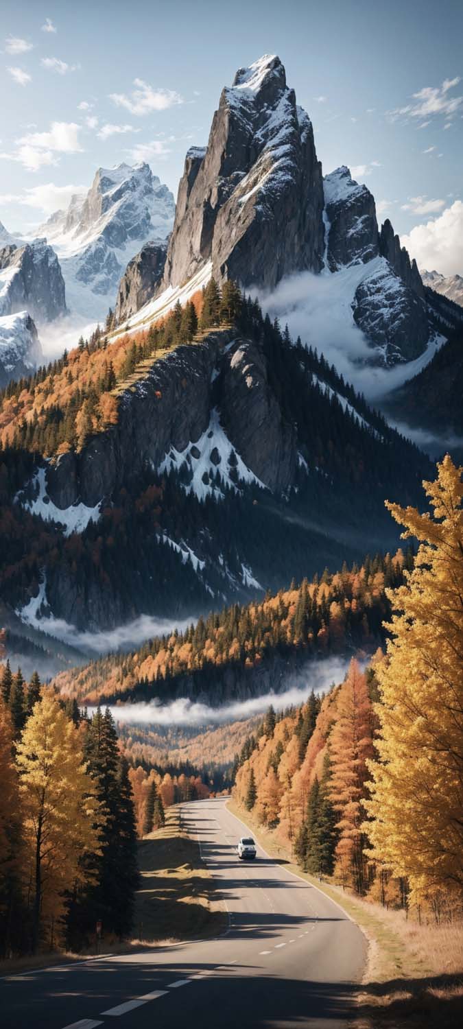 Canadian Autumn iPhone Wallpaper 4K