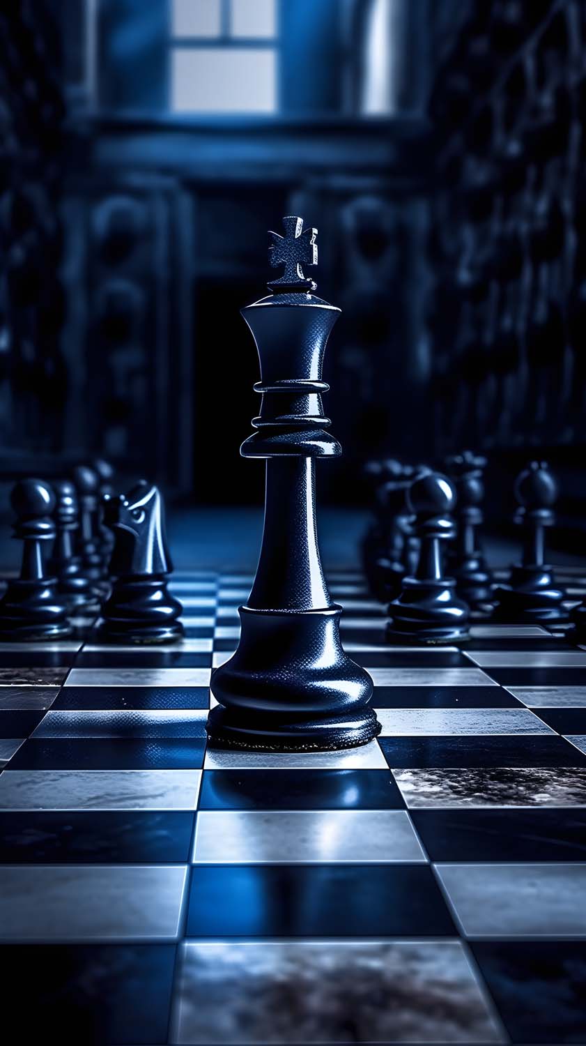 Chess King iPhone Wallpaper 4K