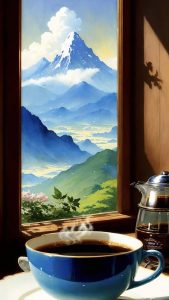Coffee and Views iPhone Wallpaper 4K