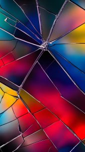 Cracked Glass iPhone Wallpaper 4K