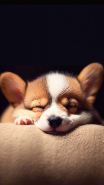 Cute Puppy iPhone Wallpaper 4K