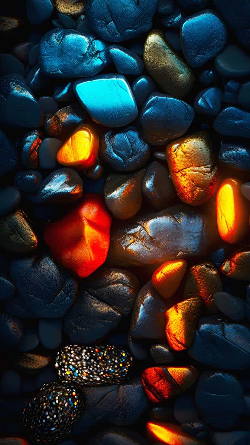 Dark Stones iPhone Wallpaper HD