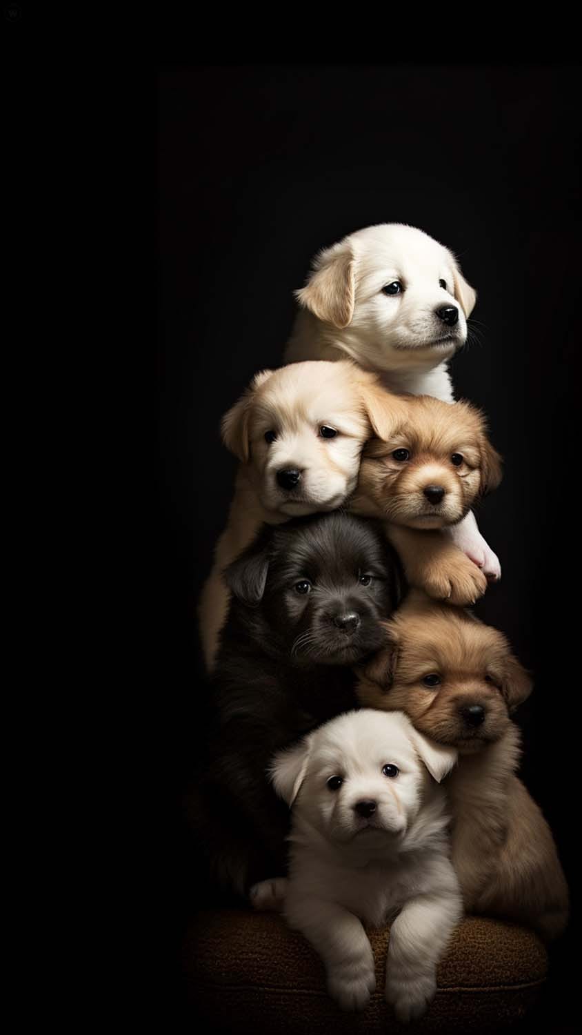 Dog Puppies iPhone Wallpaper HD