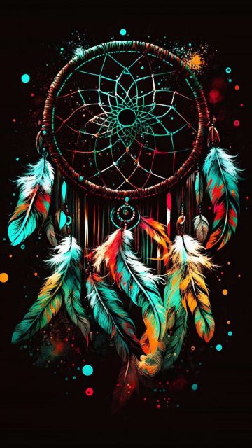 Dreamcatcher iPhone Wallpaper 4K