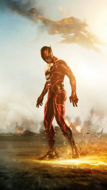 Flash in the Flash Movie Poster iPhone Wallpaper HD