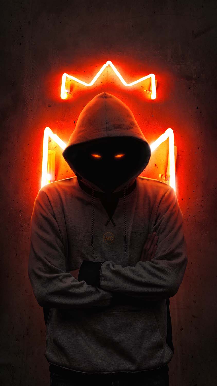 Hoodie King iPhone Wallpaper HD