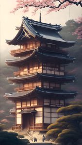 Japan Temple iPhone Wallpaper 4K
