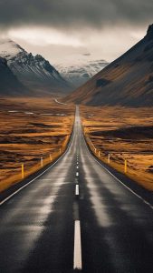 Long Road iPhone Wallpaper HD
