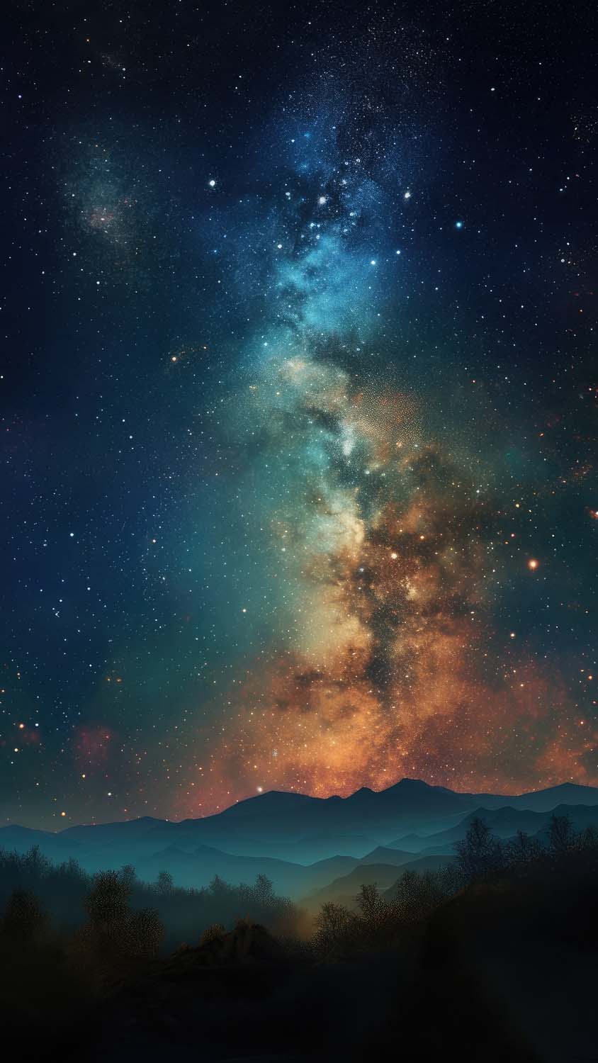 Star Galaxy Night Sky Mobile Phone Wallpaper Background Wallpaper Image For  Free Download  Pngtree