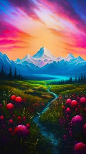 Mountain Scenery Nature iPhone 15 Wallpaper