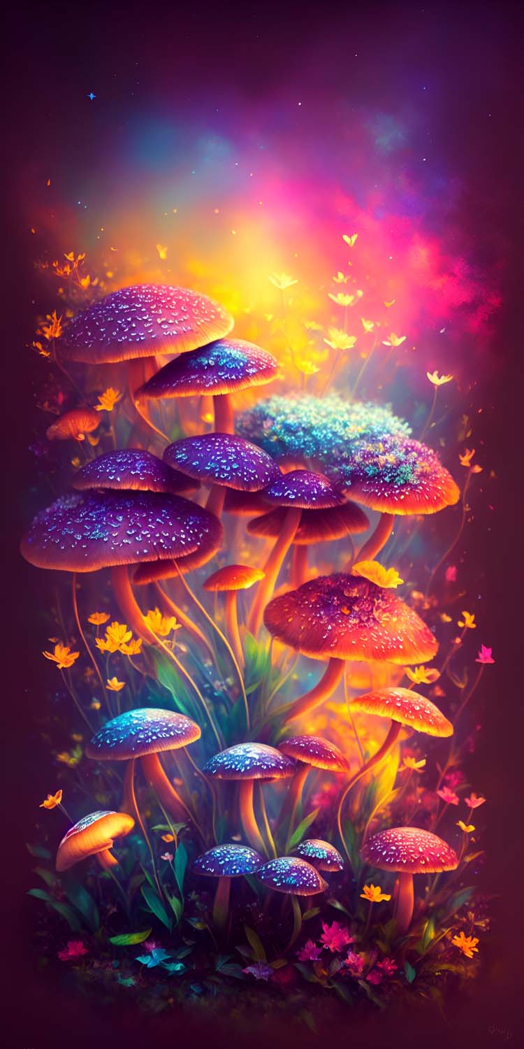 Magic Mushrooms wallpaper by Dravencrow0  Download on ZEDGE  a0d3