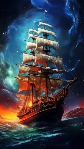 Old Warship iPhone Wallpaper HD