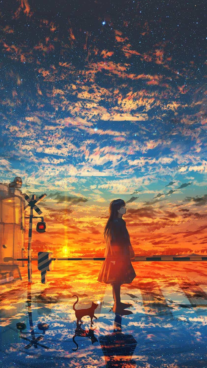 Original Wallpaper 4K, Anime girl, Dream